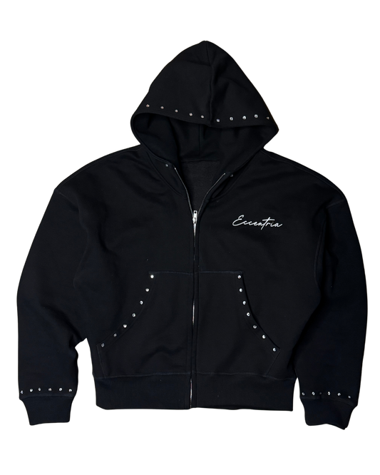 Studded Boxy Luxe Hoodie